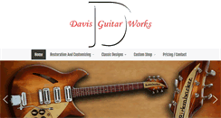 Desktop Screenshot of davisguitarworks.com